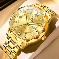 OLEVS 6727 Automatic Mechanical Diamond Watch For Men