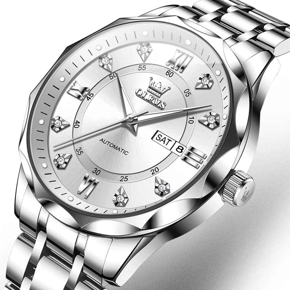 OLEVS 6727 – Men's Automatic Mechanical Diamond Watch