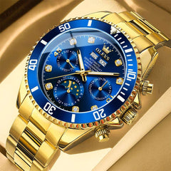 OLEVS 6729 Automatic Moon Phase Mechanical Watch For Men