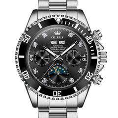 OLEVS 6729 – Men's Automatic Moon Phase Mechanical Watch