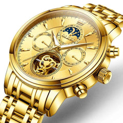 OLEVS 6746 – Men's Multi-Function Skeleton Mechanical Watch