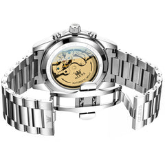automatic movement exhibition caseback - OLEVS 6756
