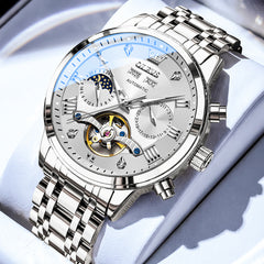 multifunction automatic watch view - OLEVS 6763