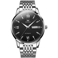 OLEVS 6777 – Men's Minimalist Day Date Mechanical Watch