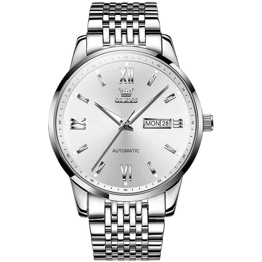 OLEVS 6777 – Men's Minimalist Day Date Mechanical Watch