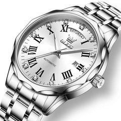 OLEVS 6780 – Men's Roman Numerals Day Date Mechanical Watch