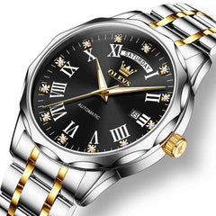 OLEVS 6780 – Men's Roman Numerals Day Date Mechanical Watch