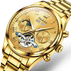 OLEVS 7005 – Men's Multi Function Skeleton Mechanical Watch
