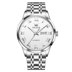 OLEVS 7060 Classic Roman Numeral Automatic Watch For Men - All Gold Watch | Olevs Watch Store