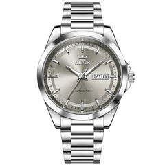 OLEVS 7090 Classic Dual Calendar Automatic Watch For Men - All Gold Watch | Olevs Watch Store