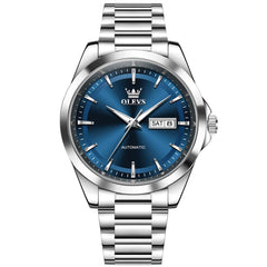OLEVS 7090 Classic Dual Calendar Automatic Watch For Men - All Gold Watch | Olevs Watch Store