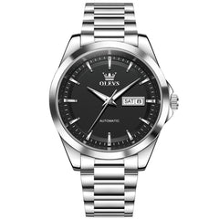 OLEVS 7090 Classic Dual Calendar Automatic Watch For Men - All Gold Watch | Olevs Watch Store