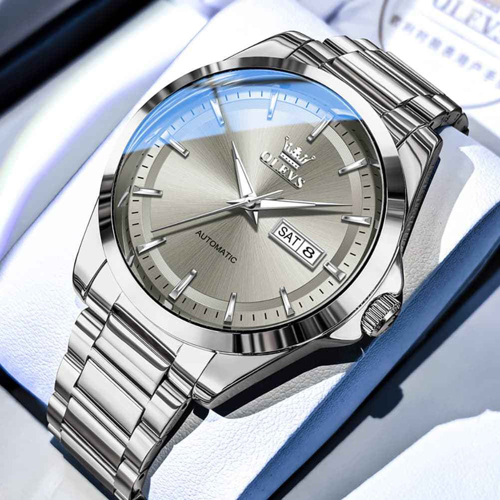 OLEVS 7090 – Men's Classic Dual Calendar Automatic Watch