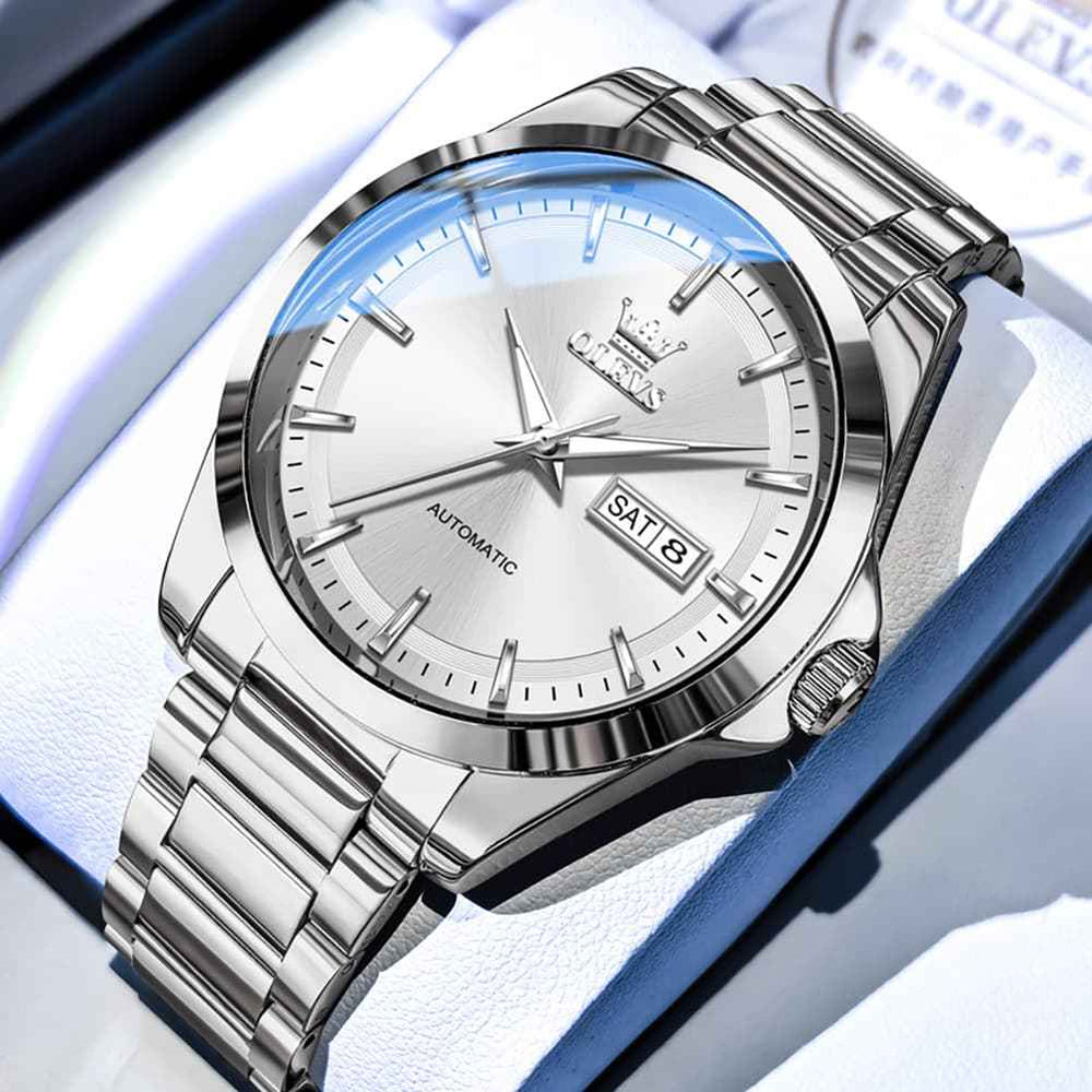 OLEVS 7090 – Men's Classic Dual Calendar Automatic Watch