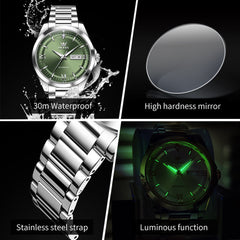 water resistance luminous and bracelet features - OLEVS 7099