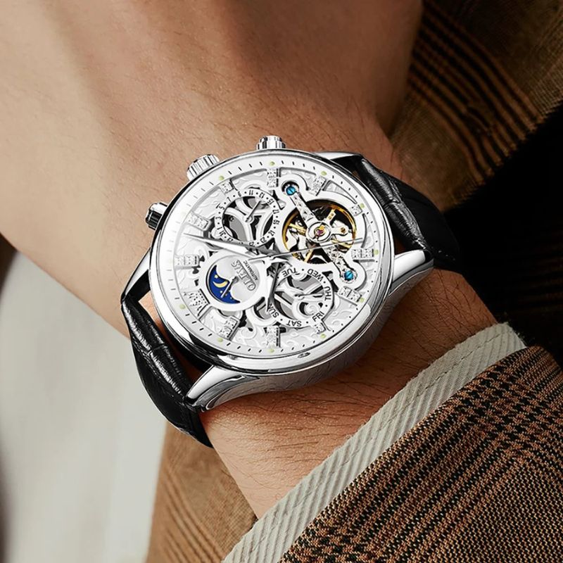 OLEVS - Moon Phase Mechanical