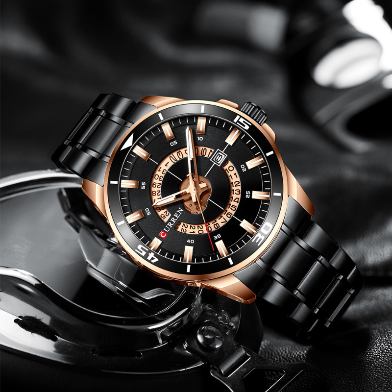 CURREN - The Vanguard Luminous Steel Timepiece