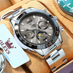 "The Apex" Grand Calendar Automatic Watch | Racing Style & Year Display