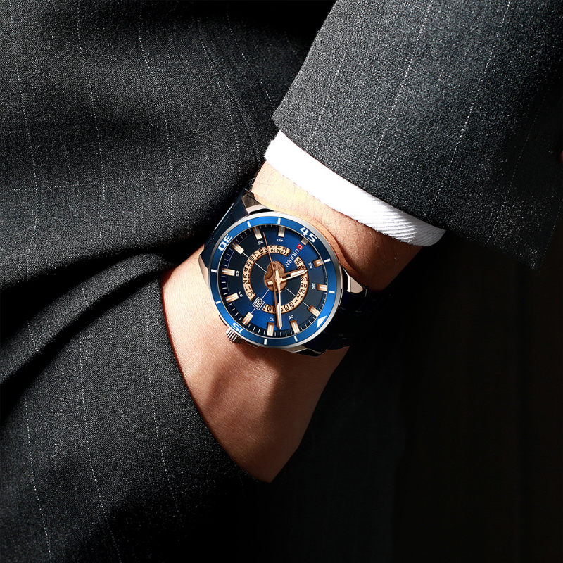 CURREN - The Vanguard Luminous Steel Timepiece