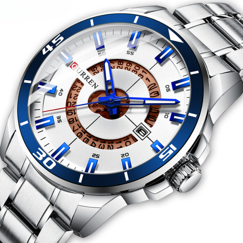 CURREN - The Vanguard Luminous Steel Timepiece