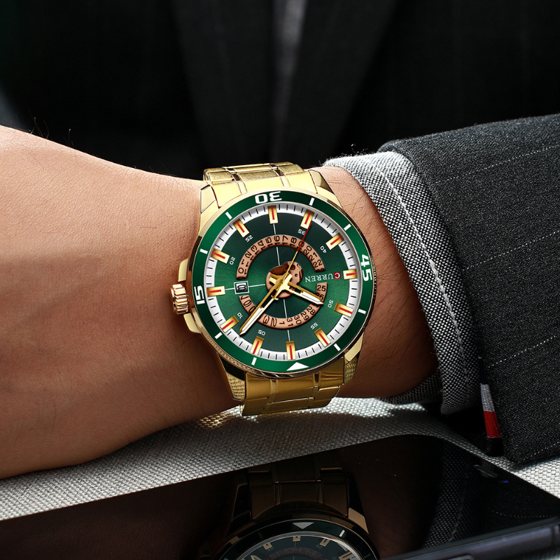 CURREN - The Vanguard Luminous Steel Timepiece