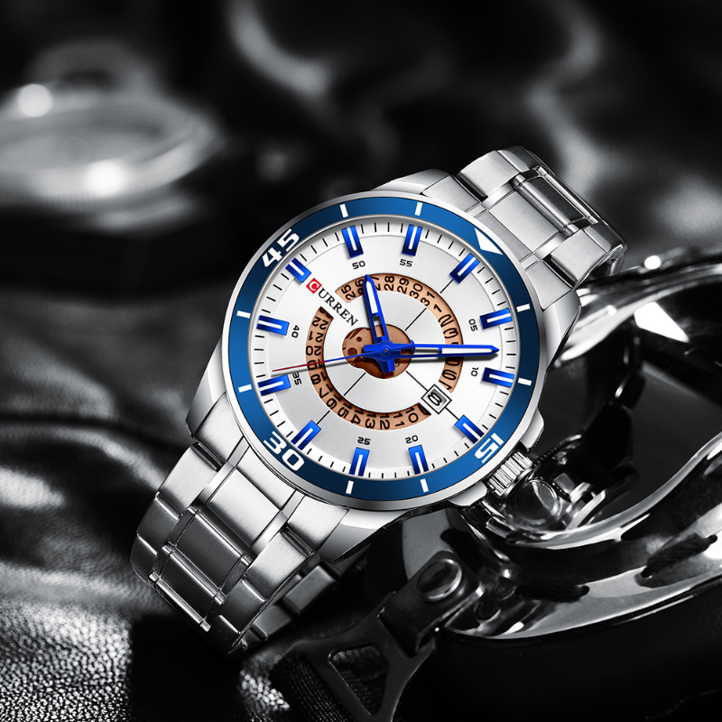 CURREN - The Vanguard Luminous Steel Timepiece