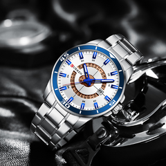 CURREN - The Vanguard Luminous Steel Timepiece
