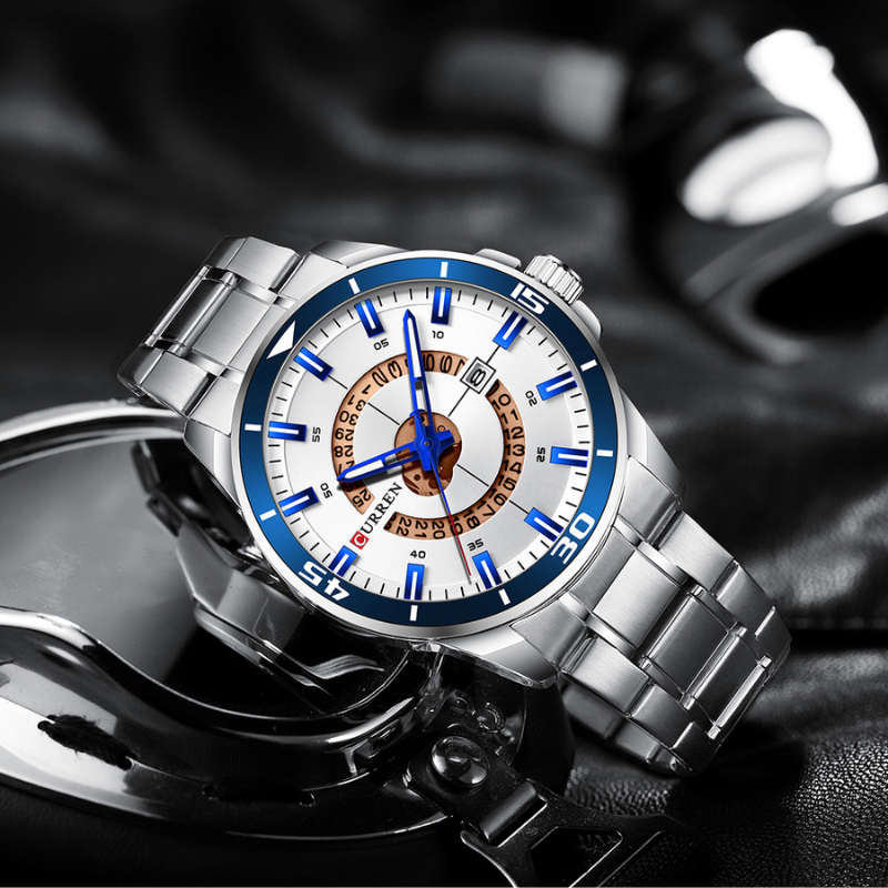 CURREN - The Vanguard Luminous Steel Timepiece