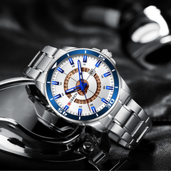 CURREN - The Vanguard Luminous Steel Timepiece