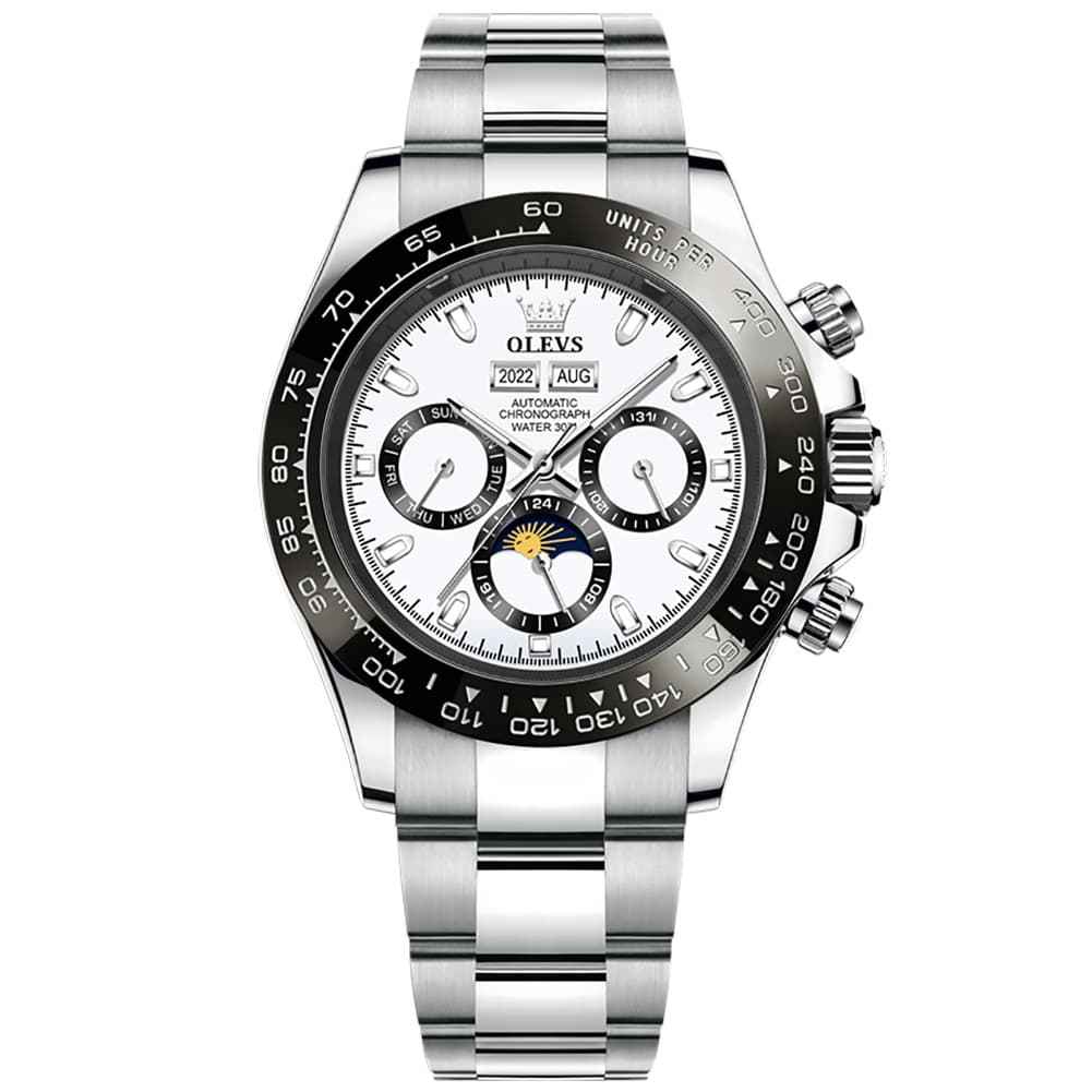 "The Apex" Grand Calendar Automatic Watch | Racing Style & Year Display