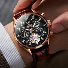 OLEVS - Moon Phase Mechanical