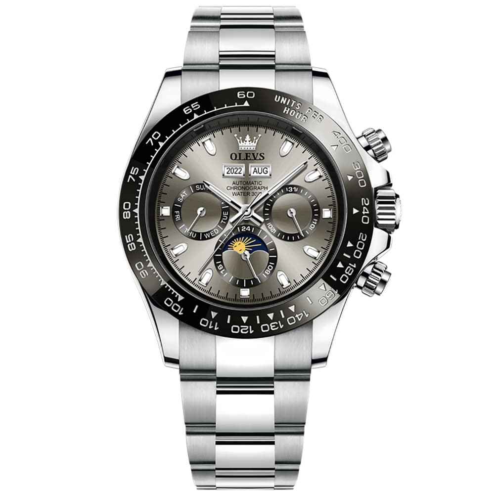 "The Apex" Grand Calendar Automatic Watch | Racing Style & Year Display