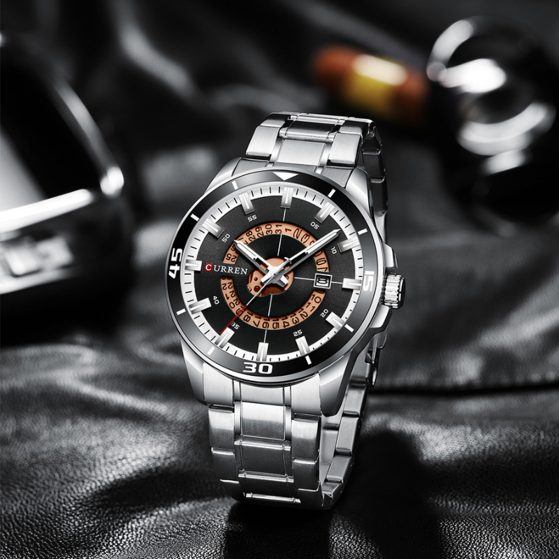 CURREN - The Vanguard Luminous Steel Timepiece