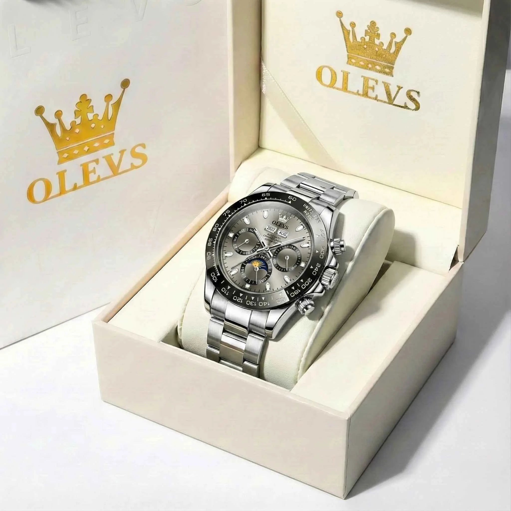"The Apex" Grand Calendar Automatic Watch | Racing Style & Year Display