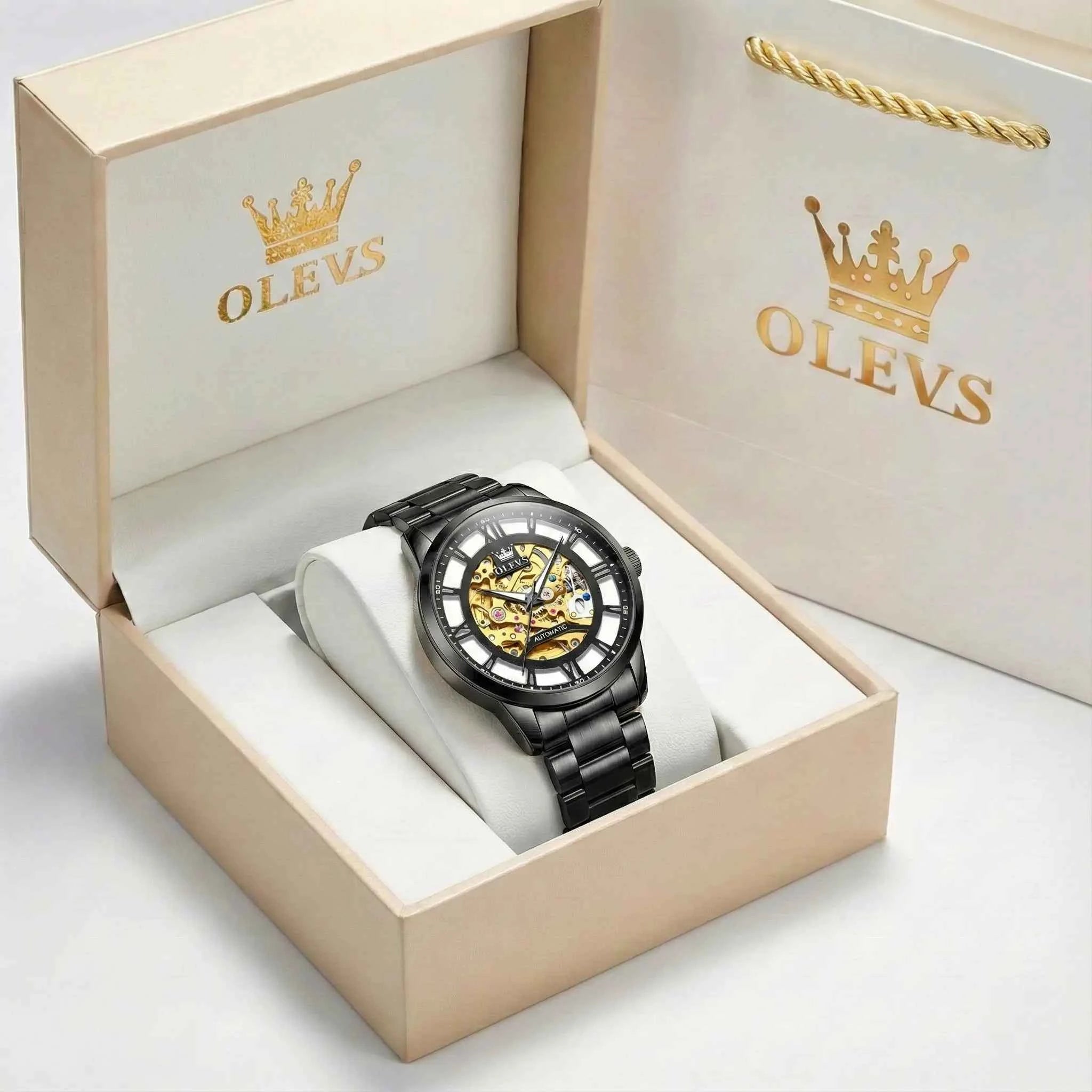 "The Architect" Industrial Skeleton Automatic Watch | Bridge Design
