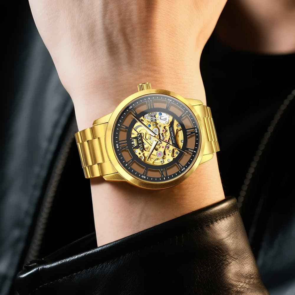 "The Architect" Industrial Skeleton Automatic Watch | Bridge Design