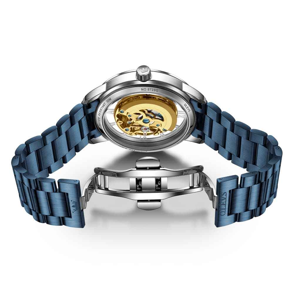 "The Architect" Industrial Skeleton Automatic Watch | Bridge Design