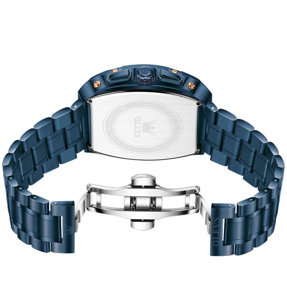 OLEVS The Maverick Tonneau Chronograph Watch
