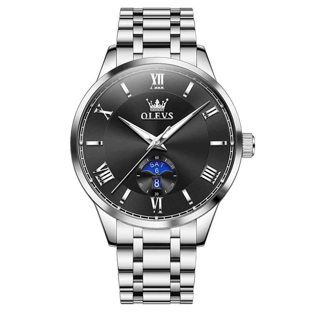 The Premier Business Quartz Watch | Sun & Moon Day-Date