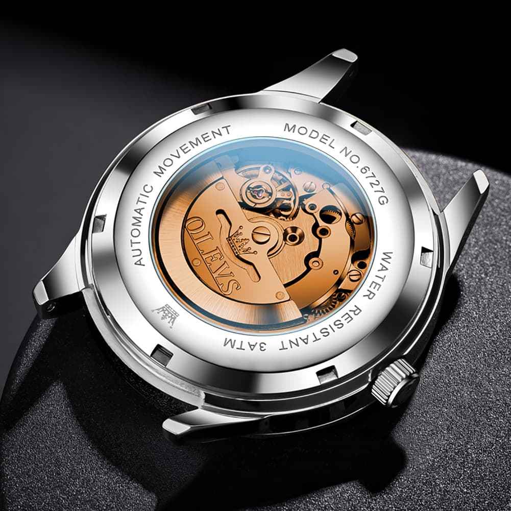 "The Prestige" Diamond Automatic Watch | High-Definition Flat Glass & Day-Date