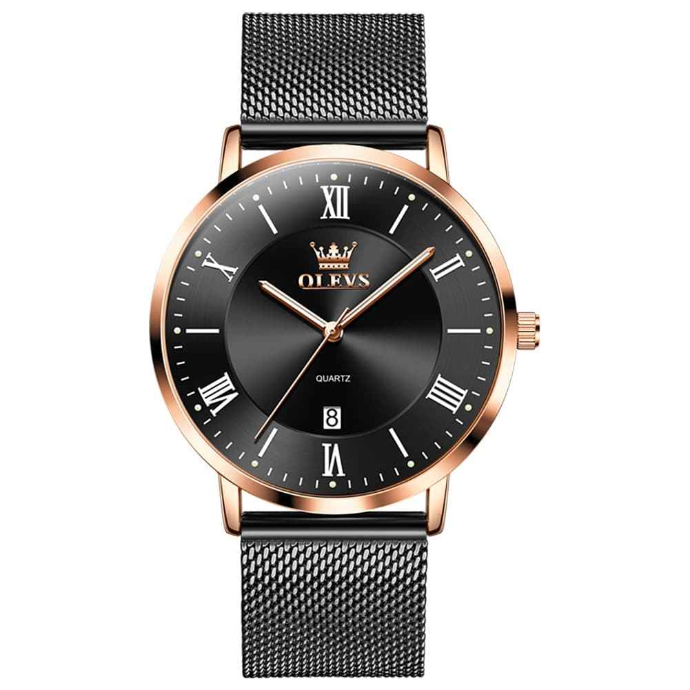 "The Slimline" Ultra-Thin Minimalist Mesh Watch | 8mm Profile