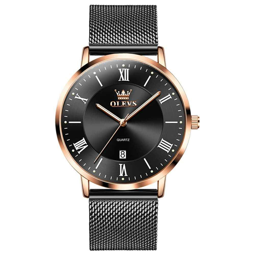 "The Slimline" Ultra-Thin Minimalist Mesh Watch | 8mm Profile