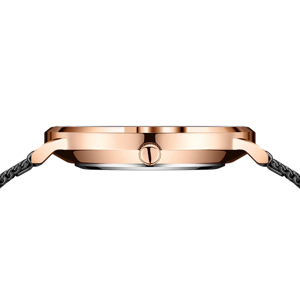"The Slimline" Ultra-Thin Minimalist Mesh Watch | 8mm Profile