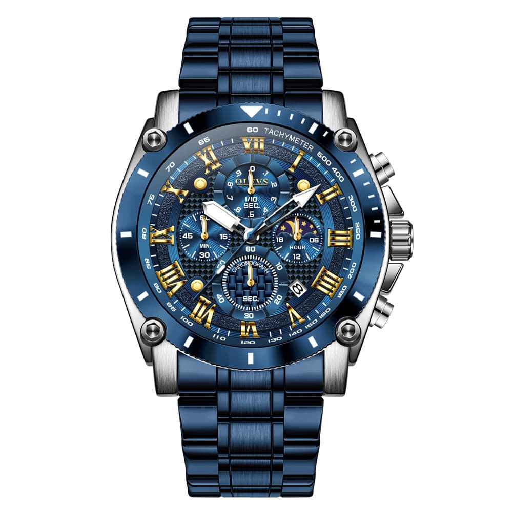 "The Titan" Oversized Chronograph | 47mm Heavy Duty & Quad-Dial