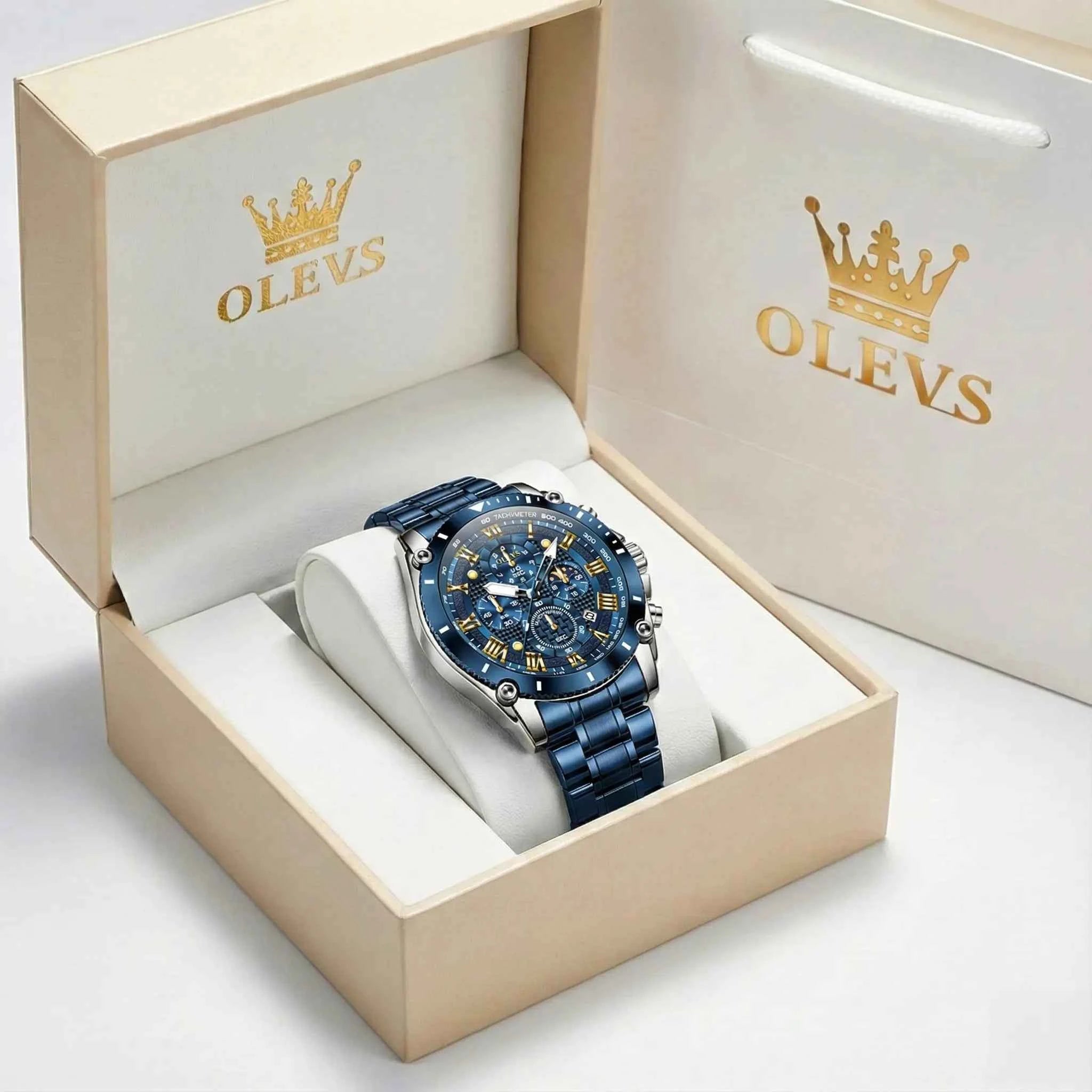 "The Titan" Oversized Chronograph | 47mm Heavy Duty & Quad-Dial