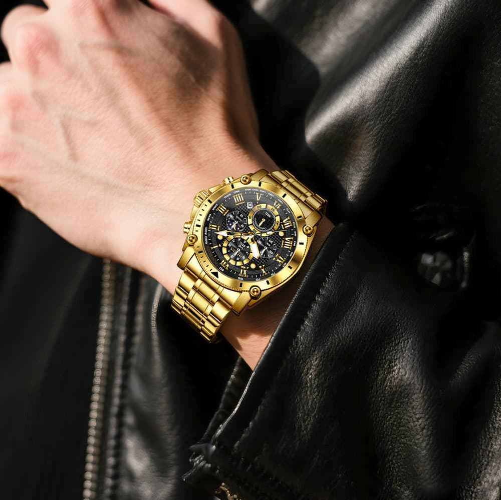 "The Titan" Oversized Chronograph | 47mm Heavy Duty & Quad-Dial
