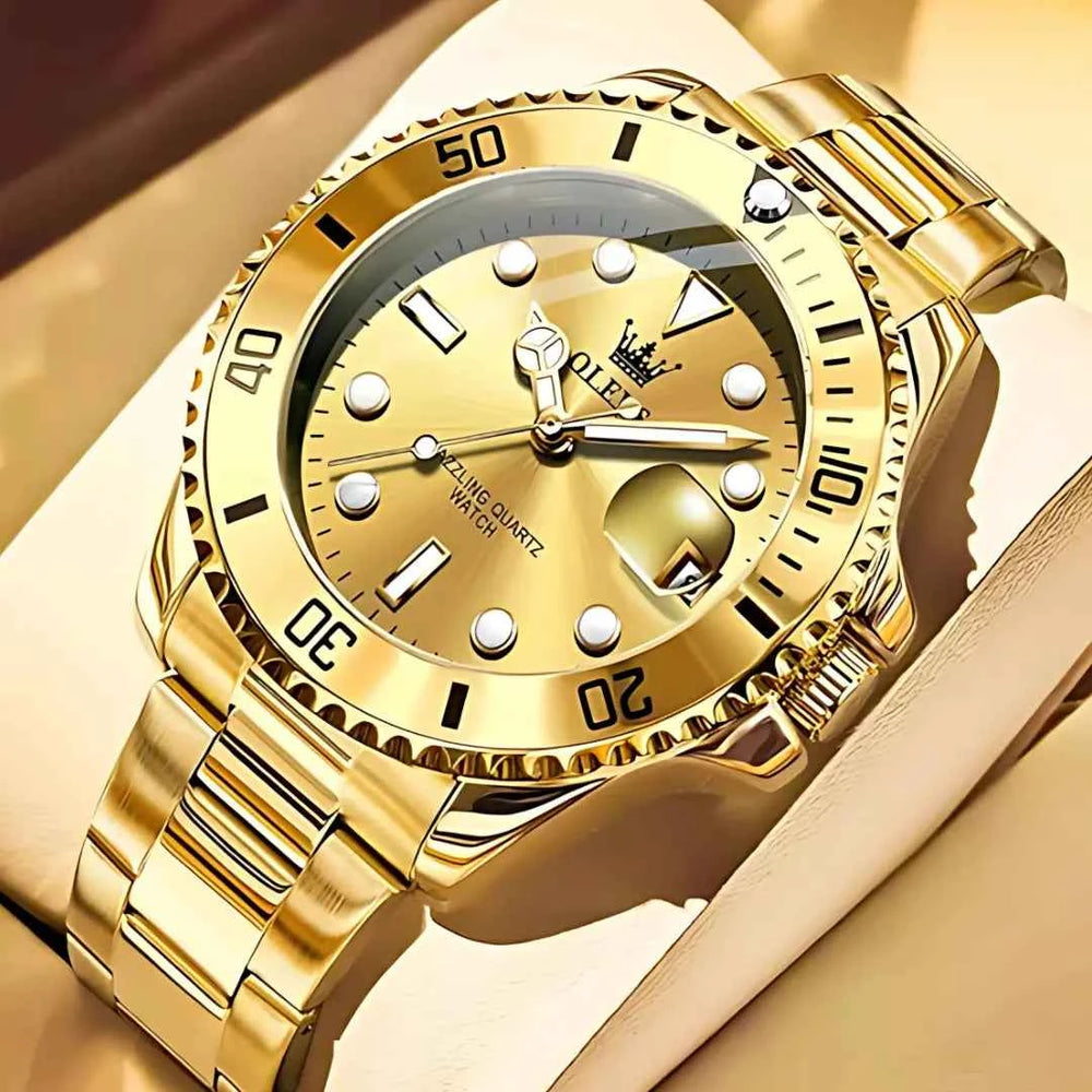 Original Men's Quartz Watch, Water Resistant - Stainless Steel