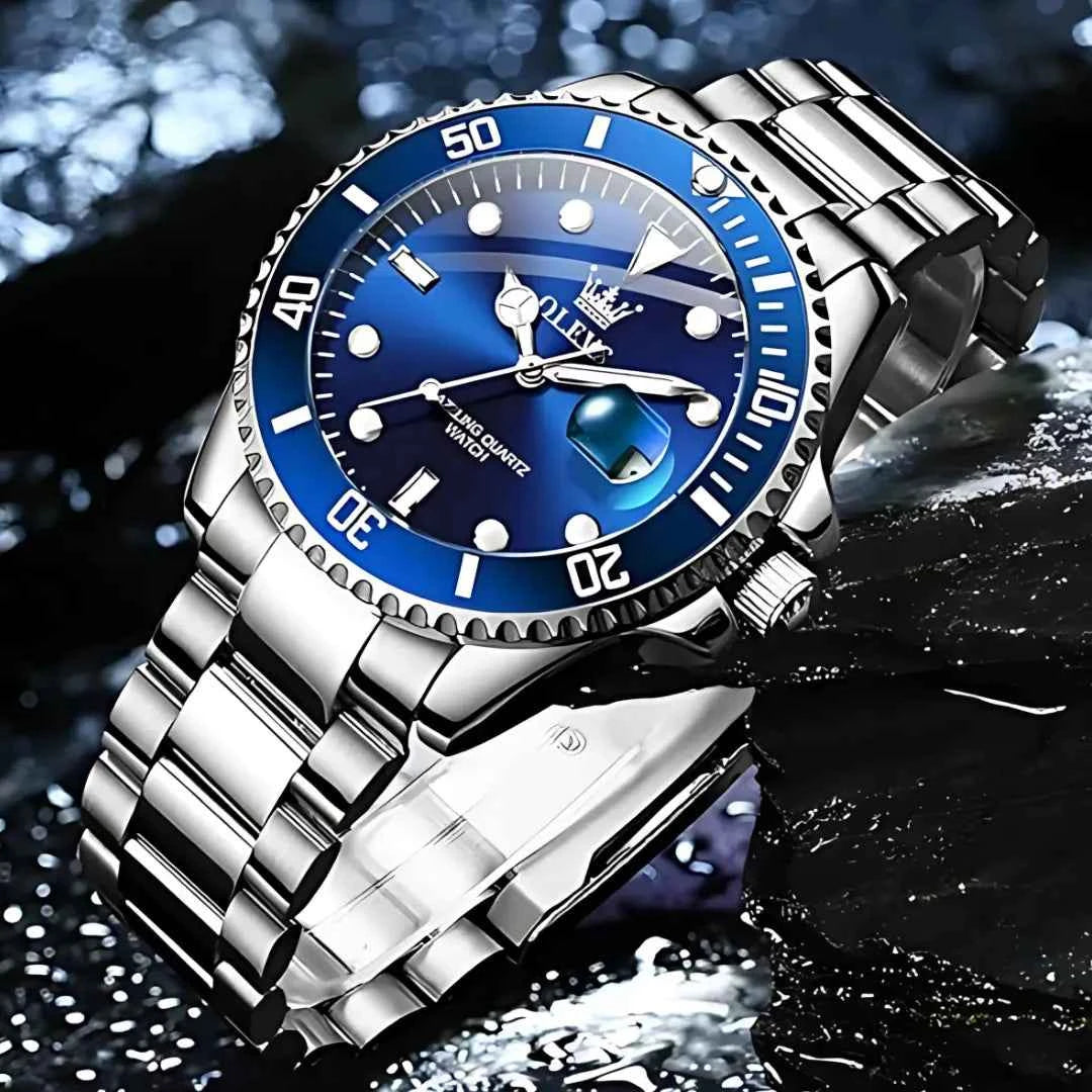 Original Men's Quartz Watch, Water Resistant - Stainless Steel