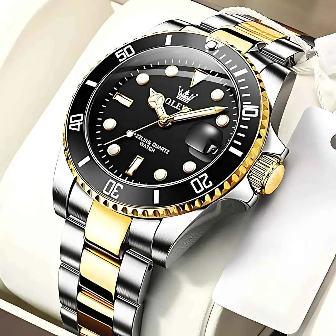 Original Men's Quartz Watch, Water Resistant - Stainless Steel