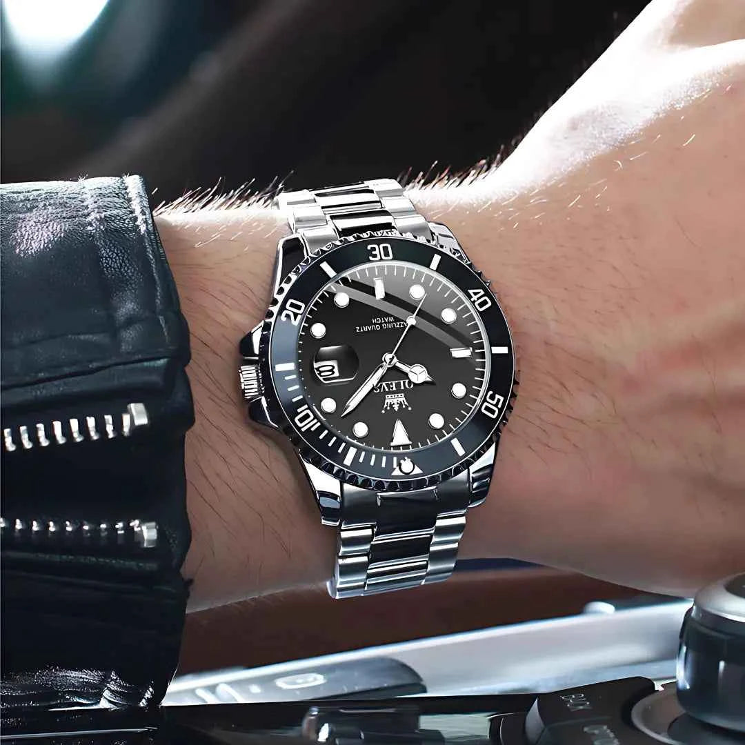 Original Men's Quartz Watch, Water Resistant - Stainless Steel